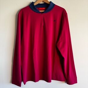 Redvanly men's quarter zip performance pullover size XL